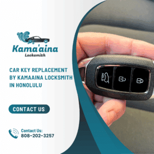 car key replacement services throughout Honolulu